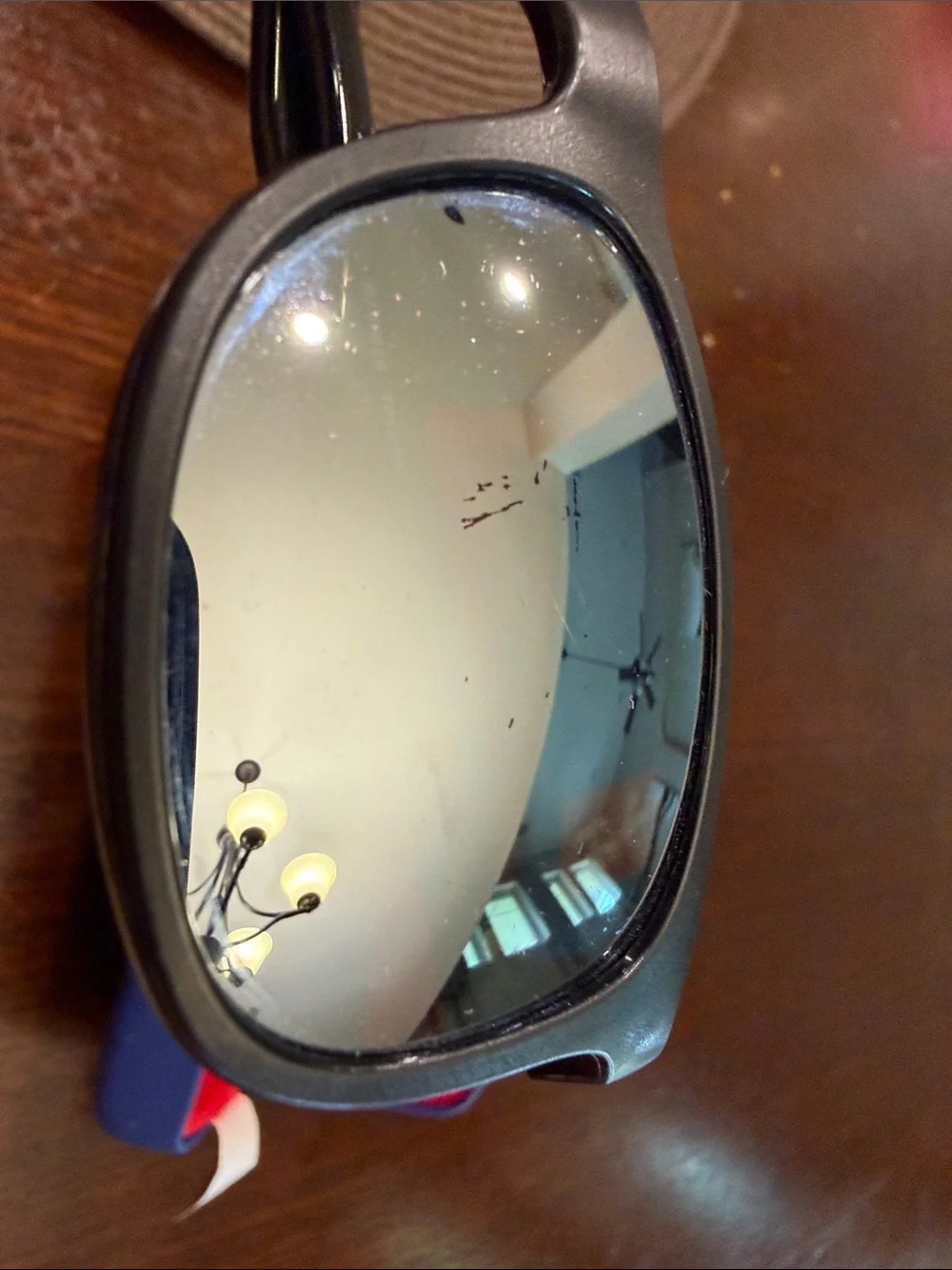 Ray-Ban Blue and Red Protective Sunglasses Case with Microfiber Pouch